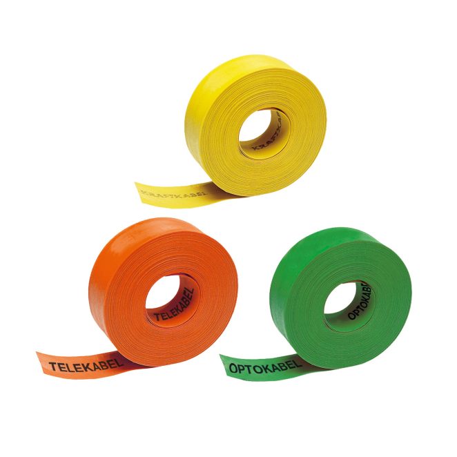 Warning tape cable group picture