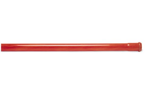PVC smooth cable protection w coupler sealed orange
