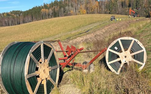 Stora Neden rör i terräng