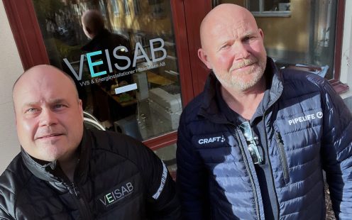 VEISABs VD Mikael Hagenvald & Peter Forsell Pipelife AB.