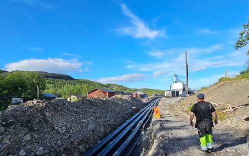 Fördragna rör till Ovanåker