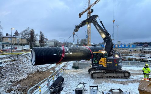 Fördragna rör till Ovanåker