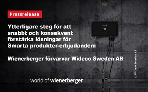 Wienerberger förvärvar Wideco AB