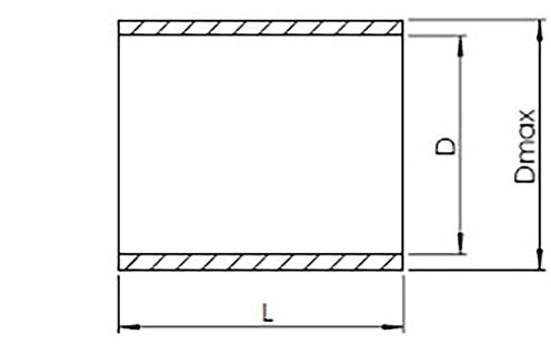 Measurement drawing steel repair socket test