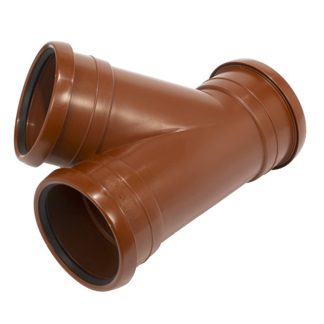 PP Sewage branch 110-110mm 45deg allsocket