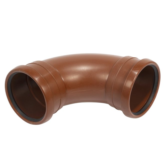 PP Sewage bend 110mm 90deg long allsocket
