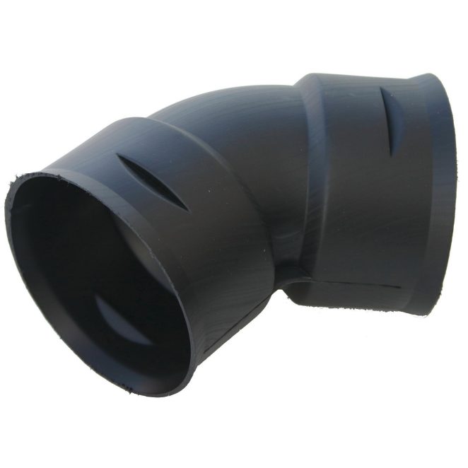PE DW DRAIN BEND 110 45 Black