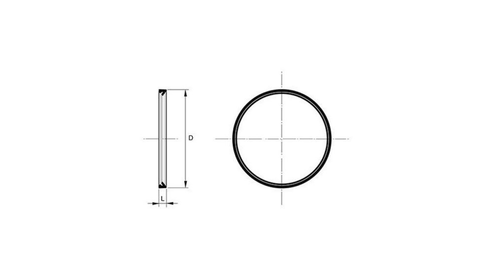 Measurement drawing Pragma sealing ring