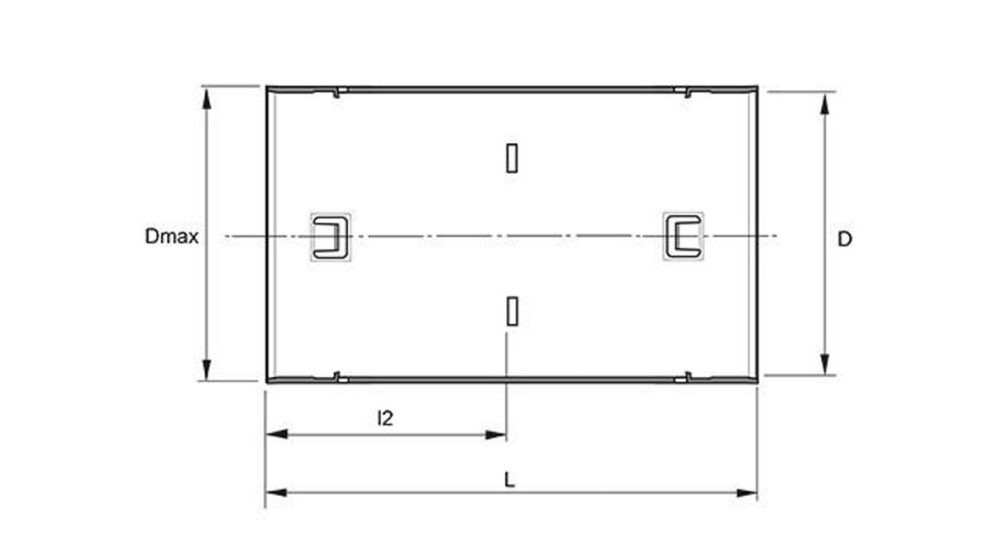 Measurement drawing Drainage Coupler