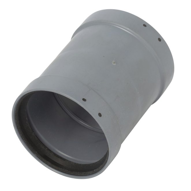 PP Soil smartline double socket 75mm grey Nordic