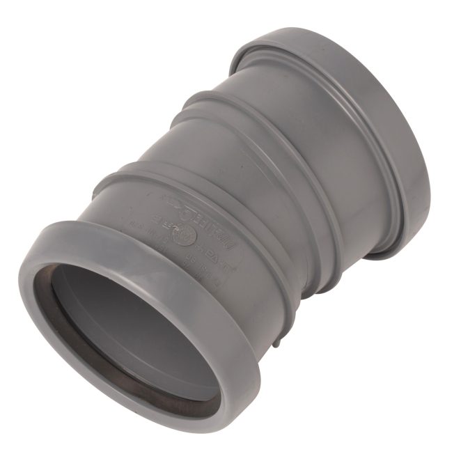 PP Soil bend 75 mm 15deg allsocket grey Nordic