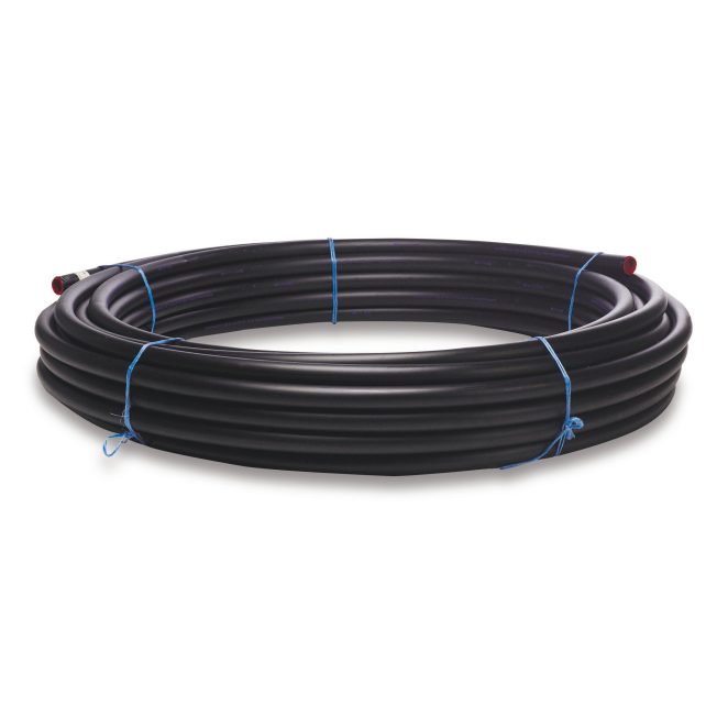 PE smooth cable protection SRE-P UV coil black