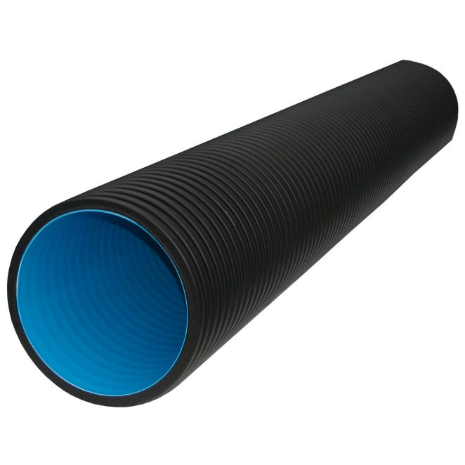 PP sewage pipe Pragma black w-socket