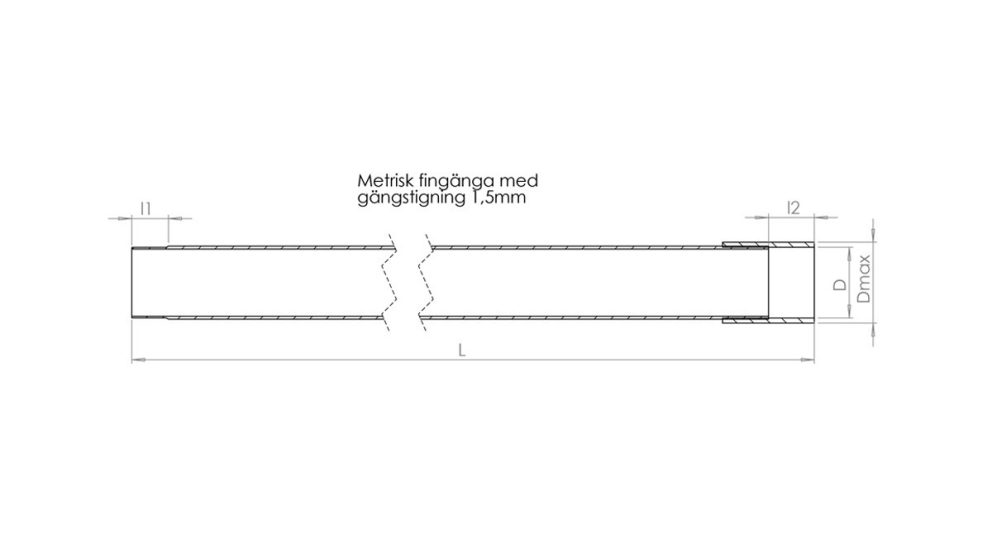 Measurement drawing steel pipe