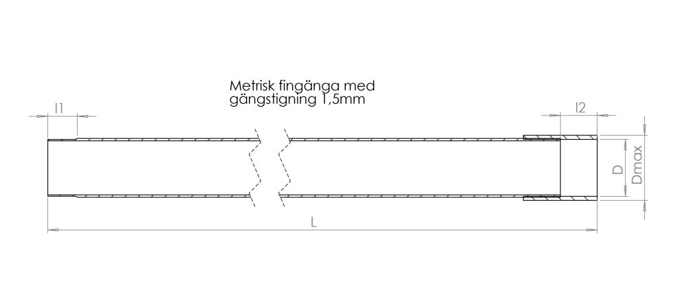 Measurement drawing steel pipe