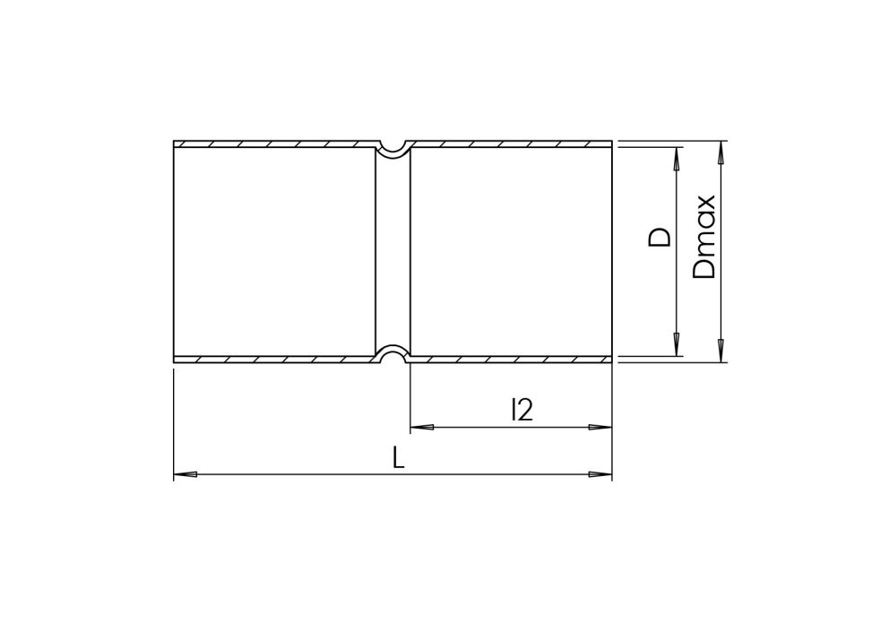 Measurement drawing steel socket 2