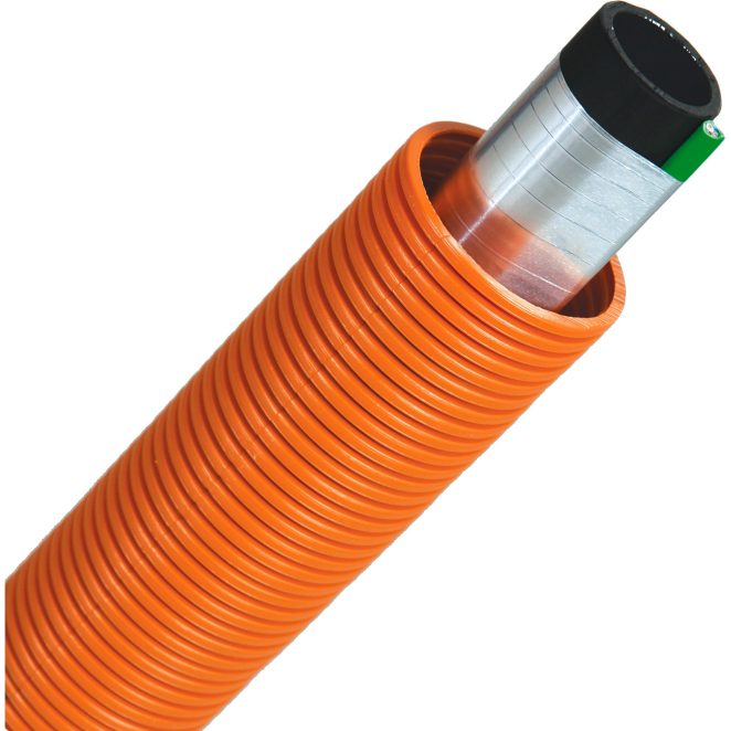 PE pressure pipe redbrown Isoterm T300