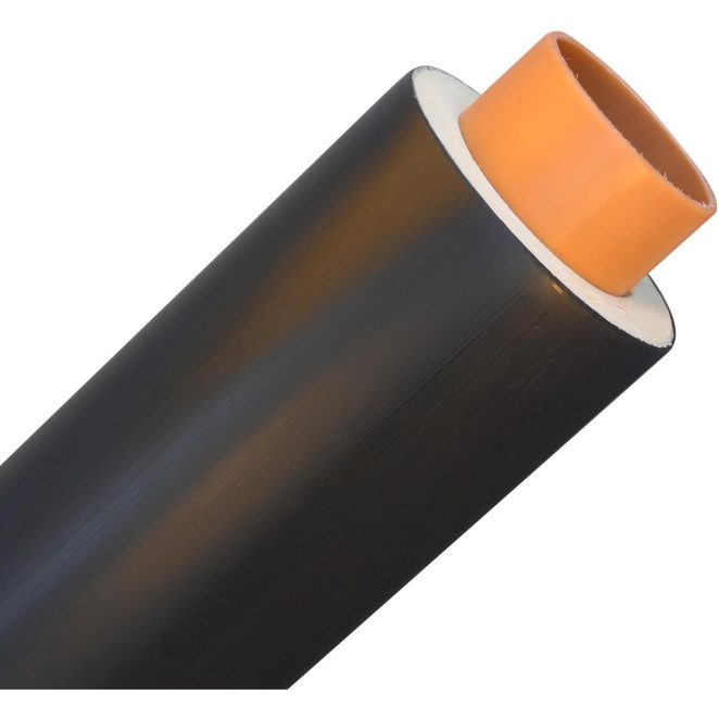 PP sewage pipe without tracer pipe black Isovarm