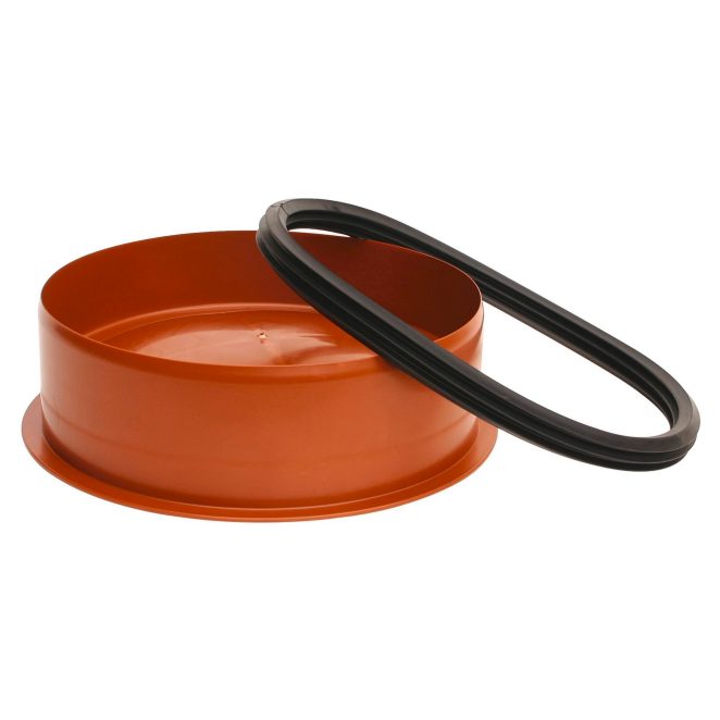 PP Redbrown chamber bottom with sealing ring