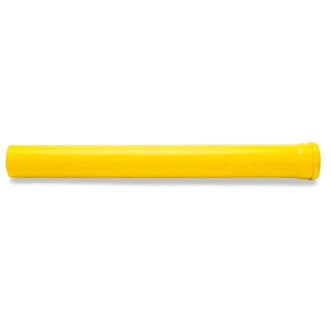 PVC cable protection smooth sealed w coupler yellow