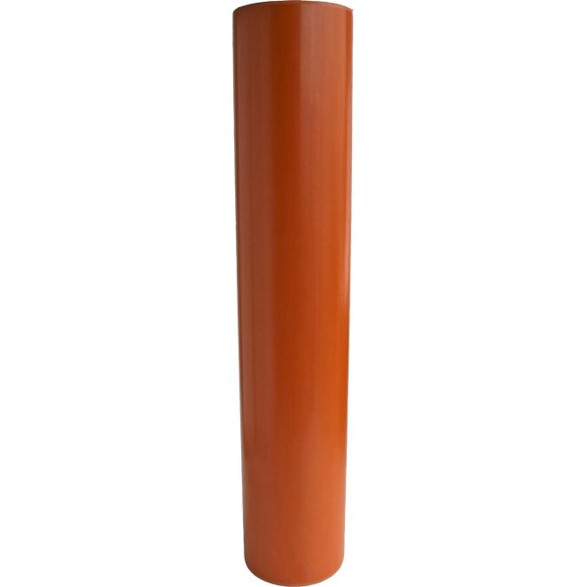 PP riser pipe smooth redbrown