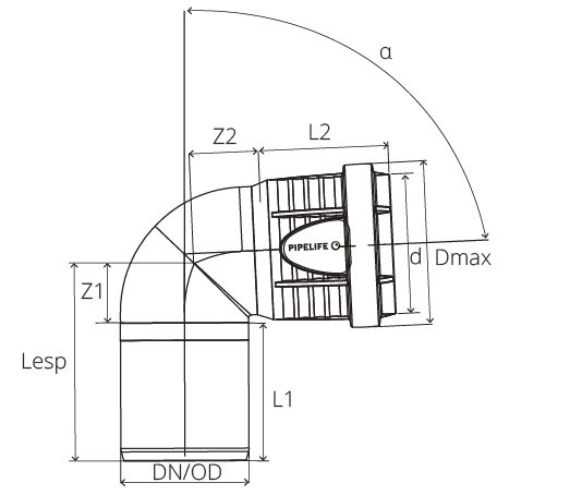 Master3Plus 87.5° bend drawing version 20/11/2024