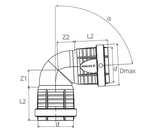 Master3Plus 87.5° AS bend drawing version 04/11/2024