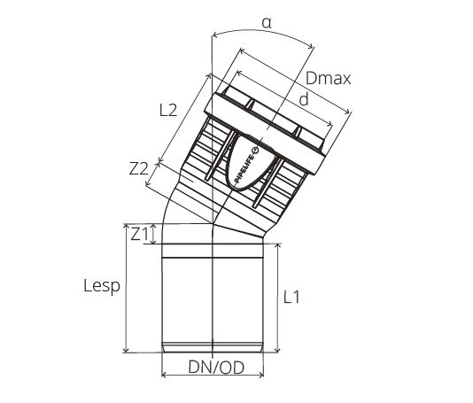 Master3Plus 30° bend drawing version 20/11/2024