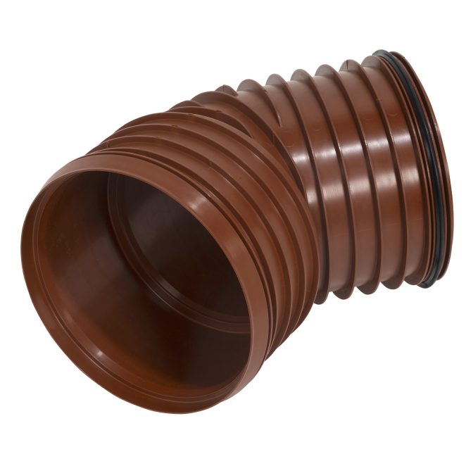 PP Sewage bend 200mm 45deg Pragma