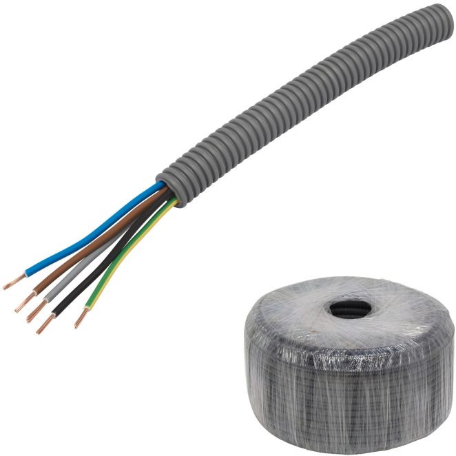 PP prewired powerline 15 FK 5g1_5 grey