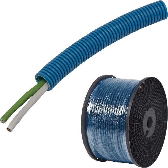 PP prewired powerflex 20 2XUTP CAT6 LSZH 200m Blue