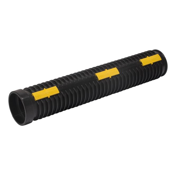 PP cable protection pipe devided 160mm SRN yellow Divio