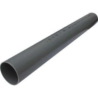 PVC HT-rör 50mm 6m utan muff