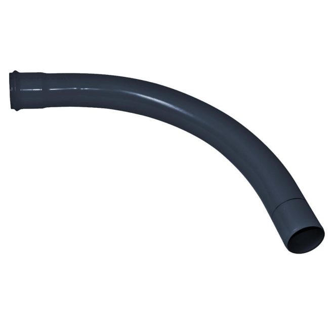 PVC bend cable protection with rubber sealing black