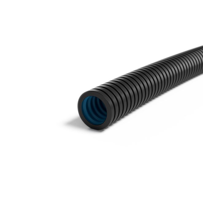 PP UV Empty pipe without pull wire Black