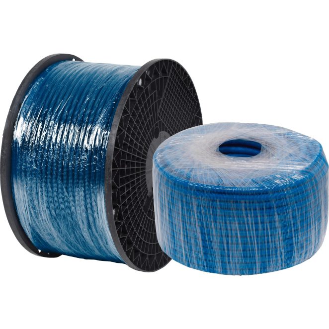 PP prewired powerflex coil drum blue