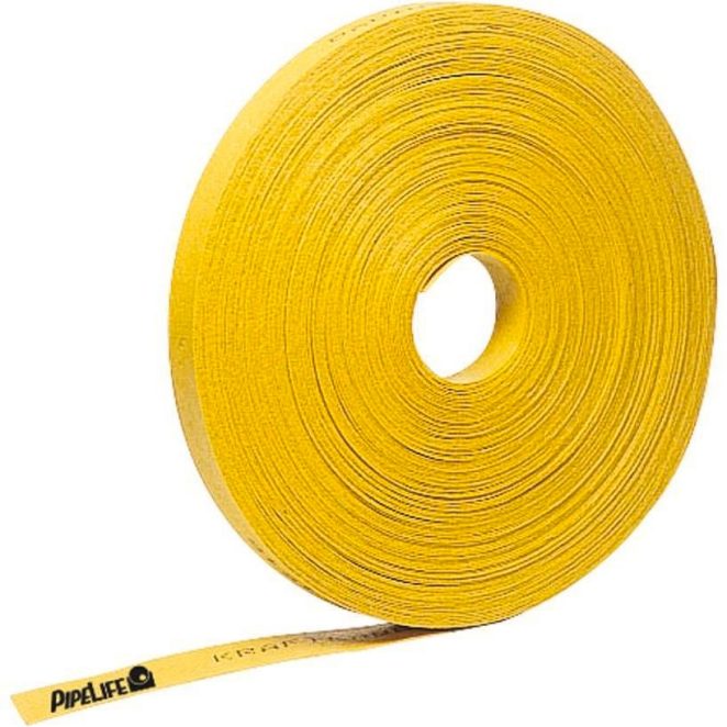 PE plain cable protection for plow power cable yellow_1
