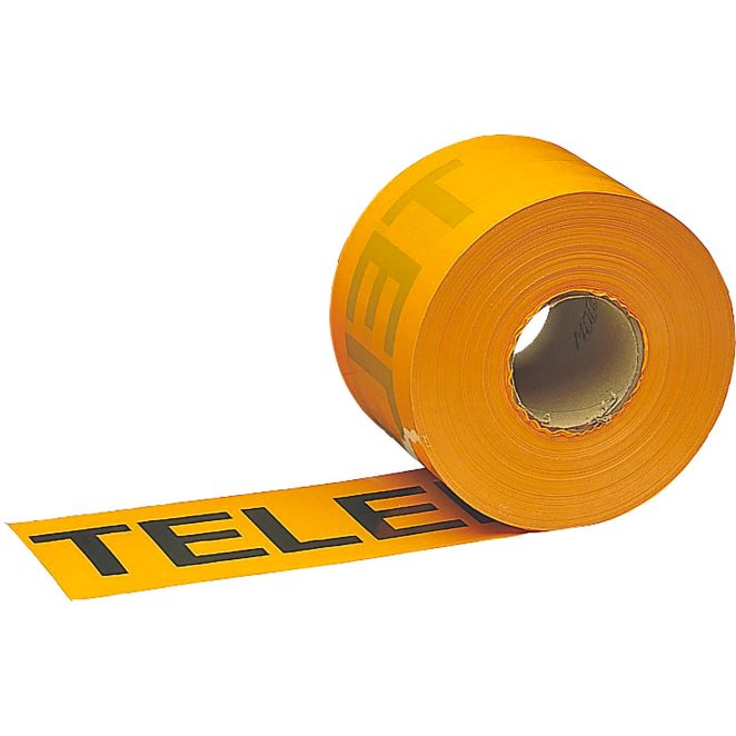 PE Warning tape tele cable orange_1