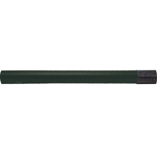 PE corrugated outside smooth inside power cable black