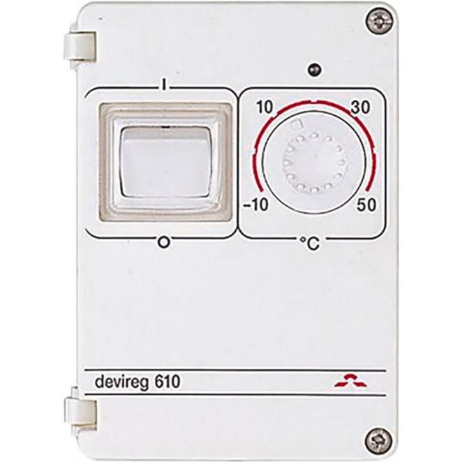 Thermostat with sensor 2300W Devireg610