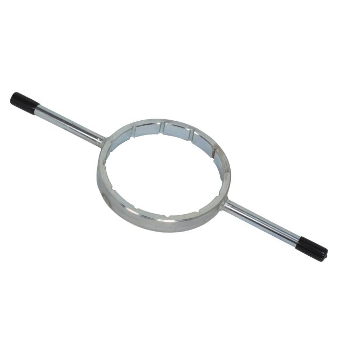 Steel wrench key for saddle branch 160mm