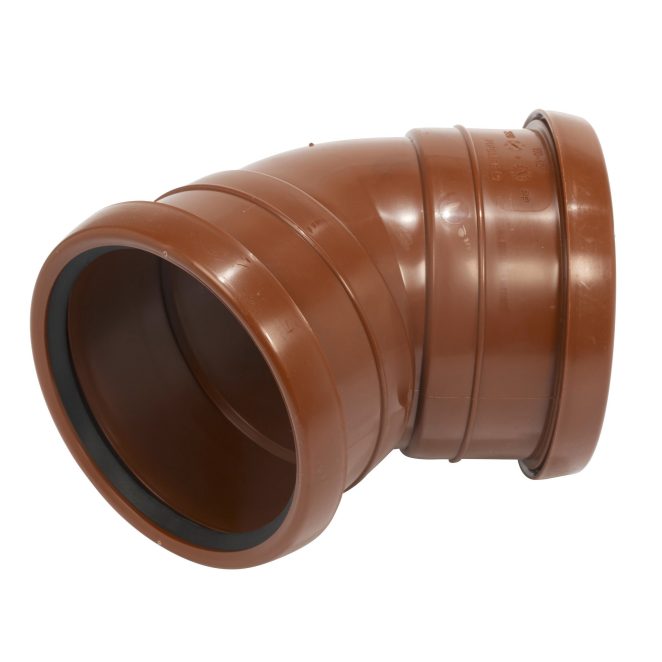 PP Sewage bend 110mm 45deg allsocket