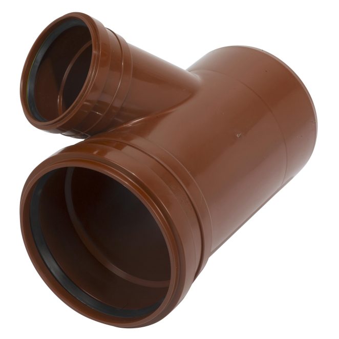 PP Sewage branch 250-160mm 45deg Eurosocket