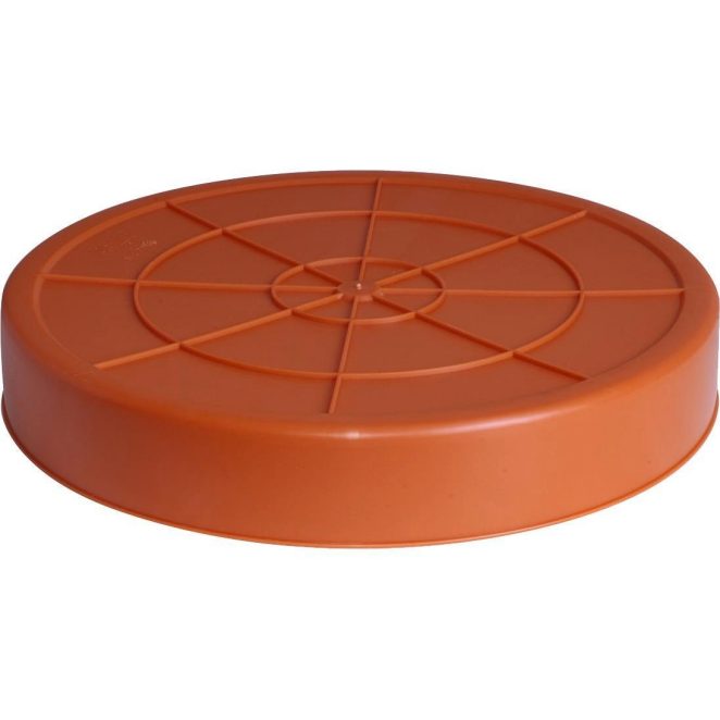 PP Redbrown lid for smooth pipes