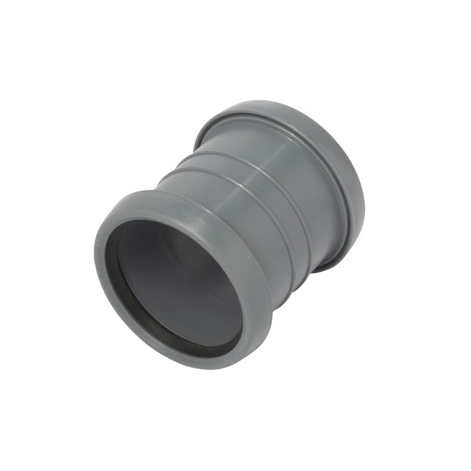 PP Soil repair socket 75mm grey Nordic