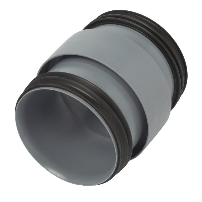 PP Soil smartline coupler 110mm grey Nordic