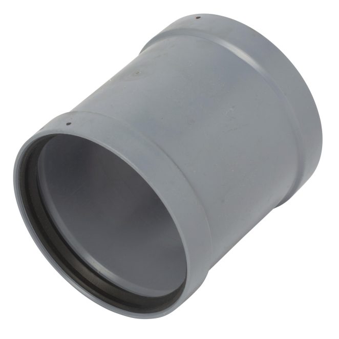 PP Soil smartline repair socket 110mm grey Nordic