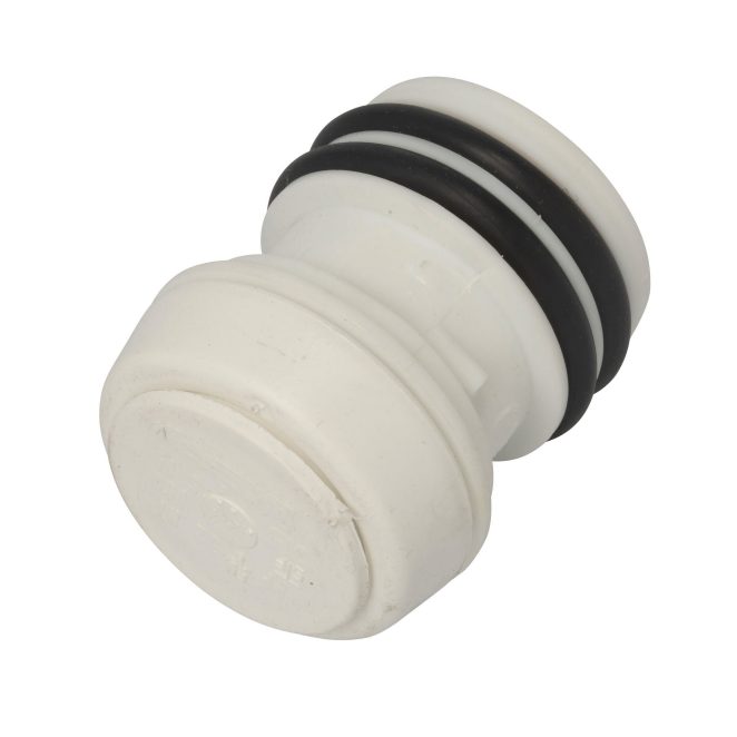 PP Soil plug 50mm white Nordic